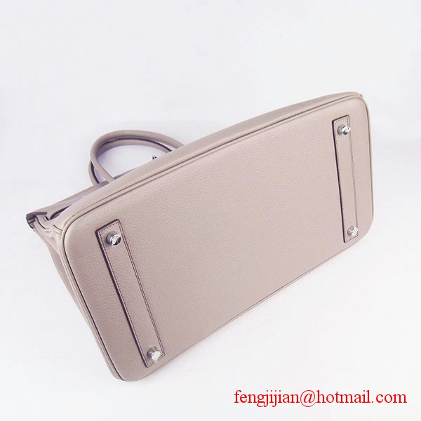 Hermes Birkin 40cm Togo Bag Grey 6099 Hermes Birkin 40cm Togo Bag Grey 6099